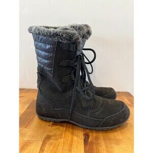 North Face Nuptse Purna II Boots Winter Snow Insulated Waterproof Black Mid Calf